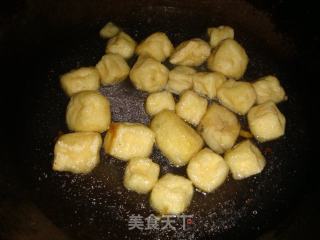 豆腐泡煮方便面的做法步骤：5