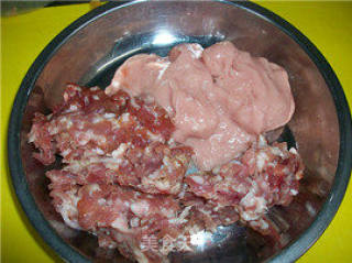 家常菜肴@@爱上红烧~~红烧腐竹酿肉的做法步骤：3