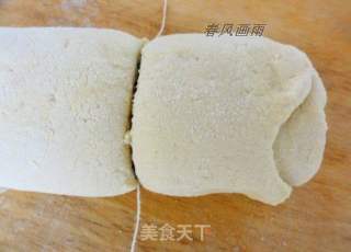 无水的豆腐花卷（含冬季快速发面法）的做法步骤：8