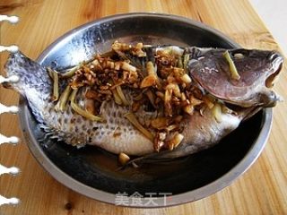 清蒸福寿鱼的做法步骤：8