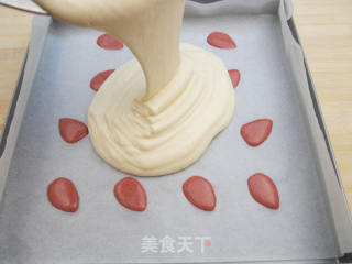 彩绘草莓戚风蛋糕卷的做法步骤：26
