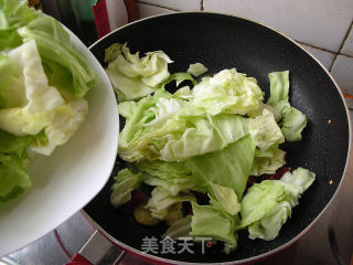 干煸圆白菜的做法步骤：7
