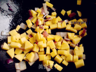 香煎土豆杏鲍菇的做法步骤：3
