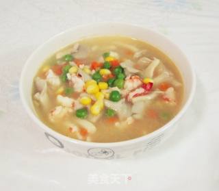菌菇豌豆海虾汤的做法步骤：14