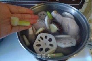 【冬季御寒暖身汤】—香菇莲藕鸡汤面的做法步骤：7