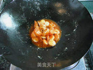 【红酒番茄焖大虾】--- 酥脆的虾、酸甜的酱的做法步骤：9