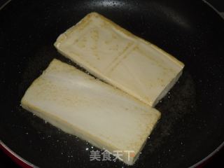香煎孜然豆腐的做法步骤：3