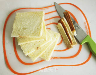 火腿芝士三明治的做法步骤：2