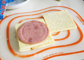 火腿芝士三明治的做法步骤：5