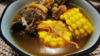 虫草花玉米排骨汤的做法步骤：5