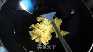 豉香蒜薹炒鸡蛋的做法步骤：3