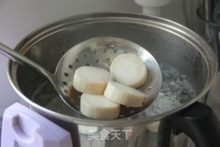 香煎杏鲍菇佐西兰花浓汁的做法步骤：2