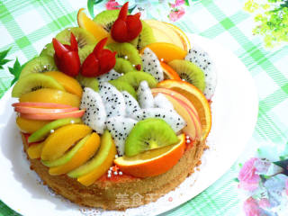 水果生日蛋糕的做法步骤：4