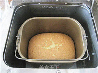 面包机版海绵蛋糕的做法步骤：10