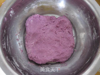 紫薯蜜豆发糕的做法步骤：6