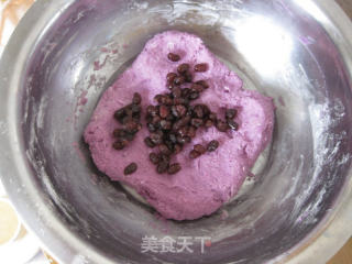 紫薯蜜豆发糕的做法步骤：7