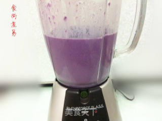 紫薯牛奶桂花羹的做法步骤：6