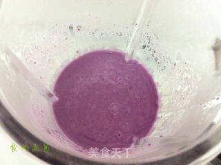 紫薯牛奶桂花羹的做法步骤：7