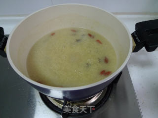 海参香菇小米粥----海参最平民最营养的吃法的做法步骤：8