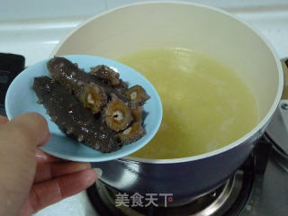 海参香菇小米粥----海参最平民最营养的吃法的做法步骤：5