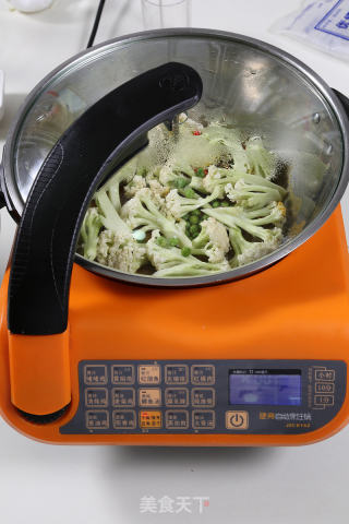 咖喱菜花—自动烹饪锅食谱的做法步骤：4