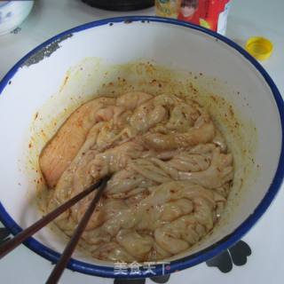 熏咖喱香大肠的做法步骤：10