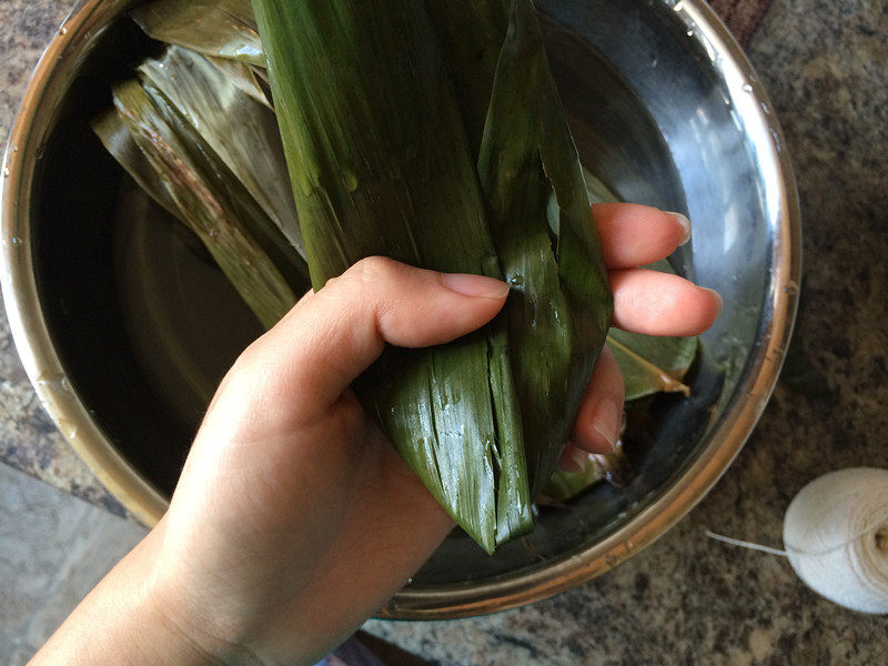 抹茶红豆水晶粽的做法步骤：8