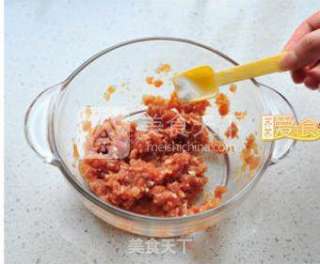 怎样煎出汁浓酥脆的鱼香茄盒的做法步骤：3