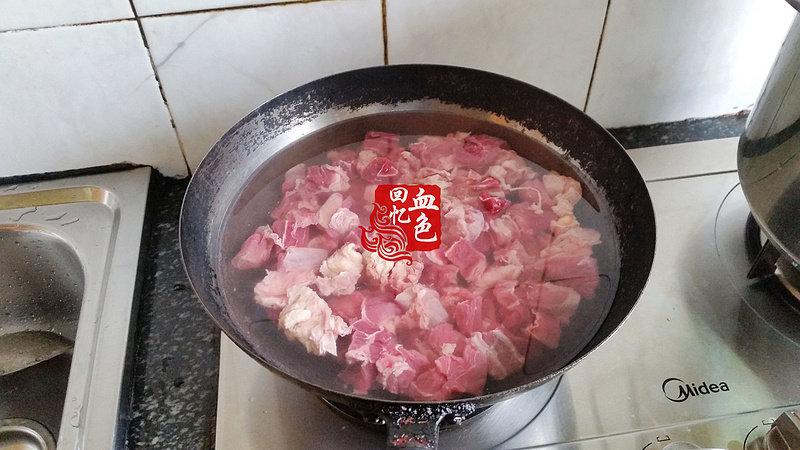 牛肉面佐料—香辣牛肉的做法步骤：2