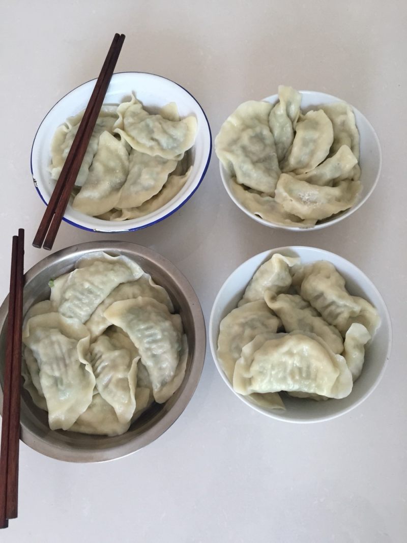 豆角鸡蛋撒子饺子的做法步骤：5