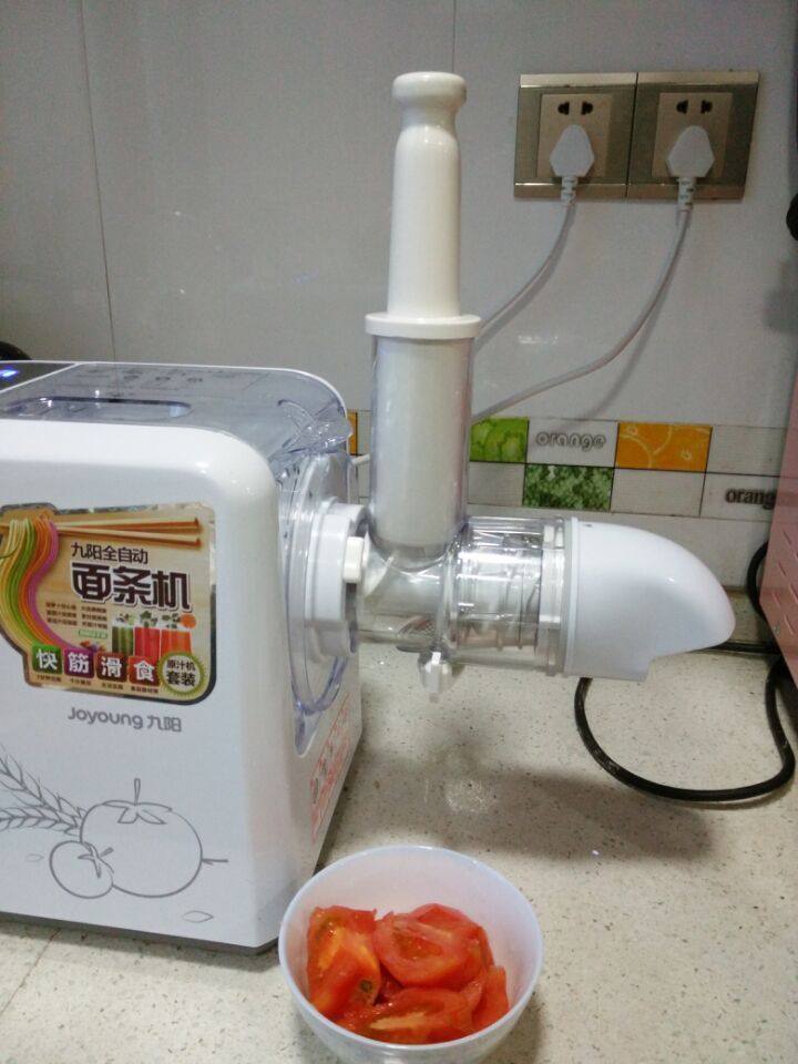 青菜丸子番茄莜面的做法步骤：2