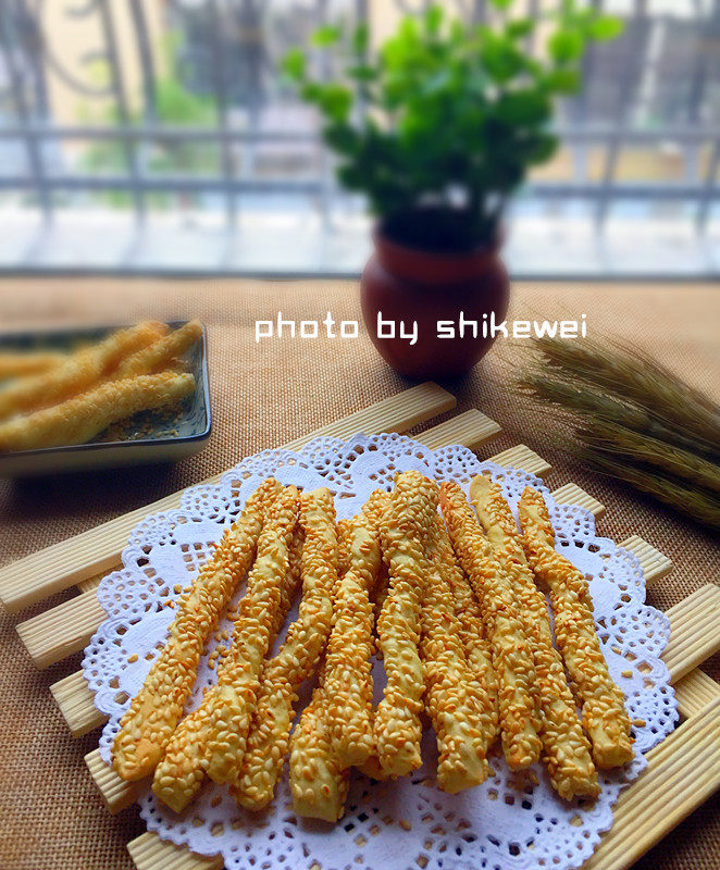 芝麻棒饼干的做法步骤：11