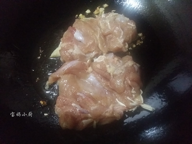 照烧鸡腿墨米饭的做法步骤：15