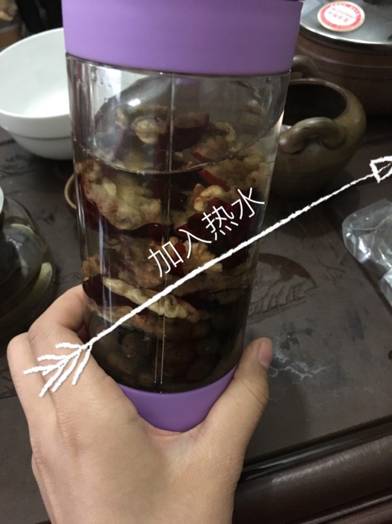 核桃枣山药豆粥的做法步骤：4