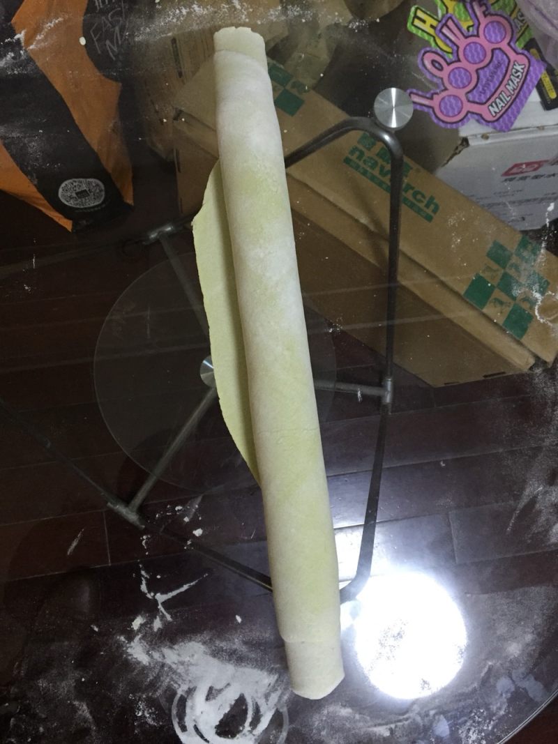 菠菜手擀面的做法步骤：13