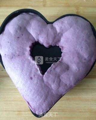 心心相印紫薯发糕的做法步骤：6