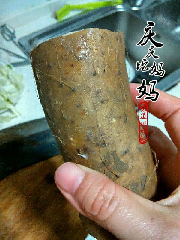 剁椒淮山炒肉片的做法步骤：1