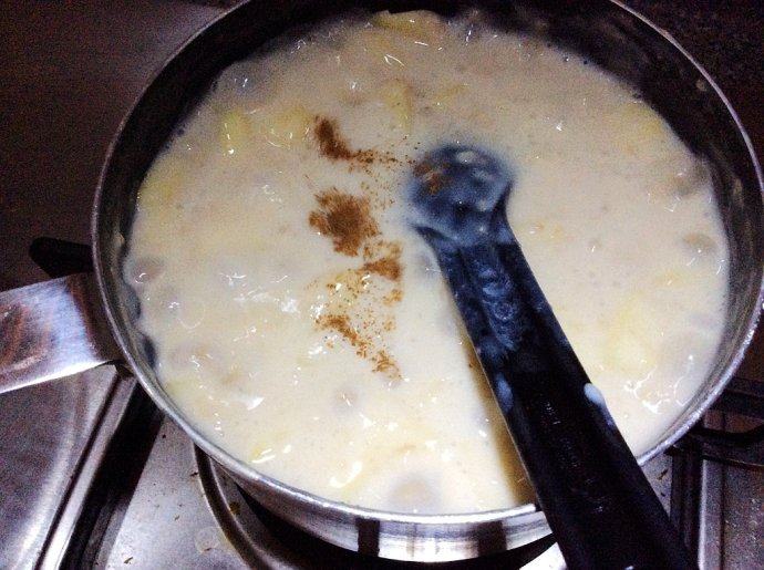 蓝莓苹果燕麦牛奶布丁（oatmeal pudding）by：普蓝高科蓝莓美食特约撰稿人的做法步骤：8