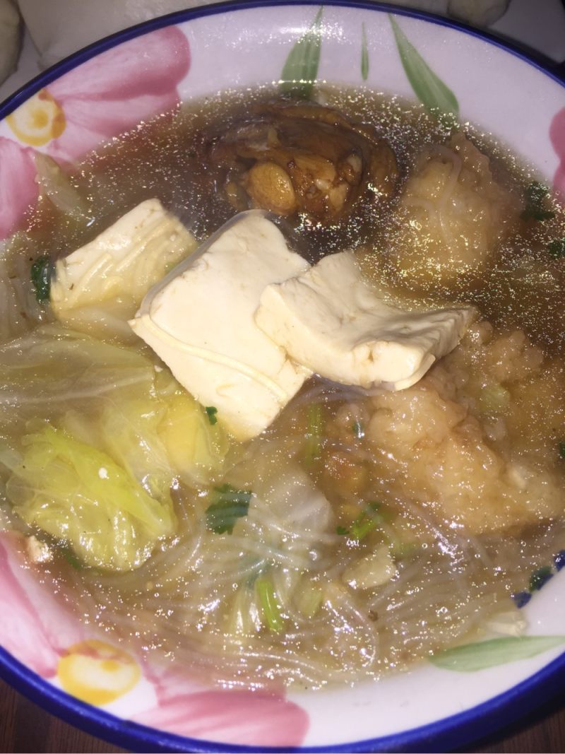 白菜粉丝豆腐煲的做法步骤：9