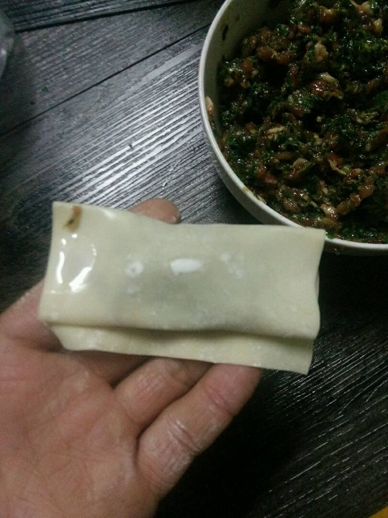 荠菜猪肉馄饨的做法步骤：14