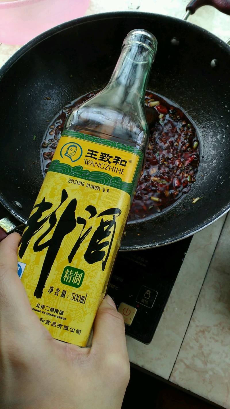 豆腐红烧酸辣比目鱼的做法步骤：16