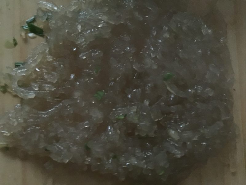 大倭瓜韭菜鸡蛋水饺的做法步骤：5