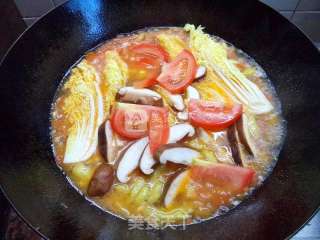 番茄水煮肉的做法步骤：6