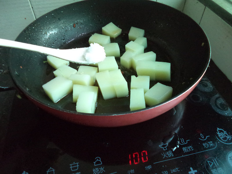 辣炒米豆腐----大喜大牛肉调味料版的做法步骤：4