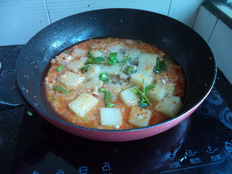 肉末米豆腐----大喜大牛肉调味料版的做法步骤：11