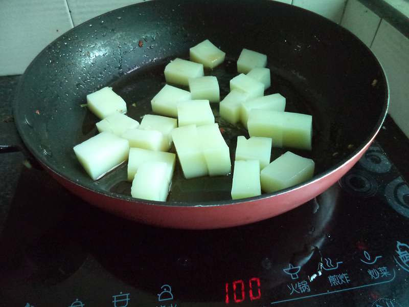 辣炒米豆腐----大喜大牛肉调味料版的做法步骤：3