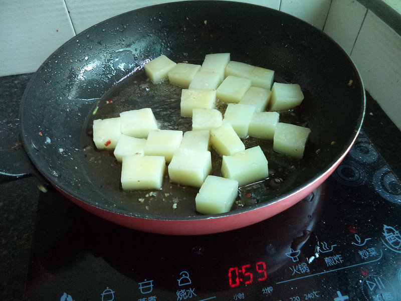 肉末米豆腐----大喜大牛肉调味料版的做法步骤：5