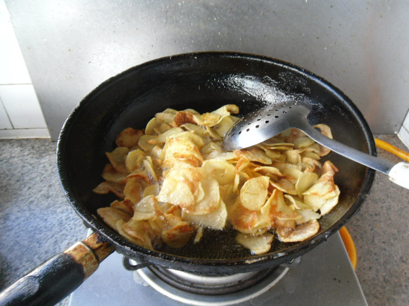 原味土豆片的做法步骤：4