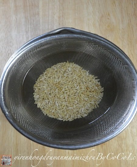 私菜食谱经ーー薏仁红豆燕麦米粥的做法步骤：12