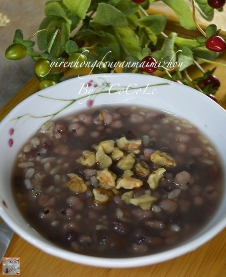 私菜食谱经ーー薏仁红豆燕麦米粥的做法步骤：21